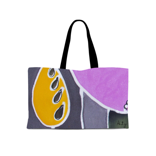 Gold Leaf Weekender Tote - Artzi Prints