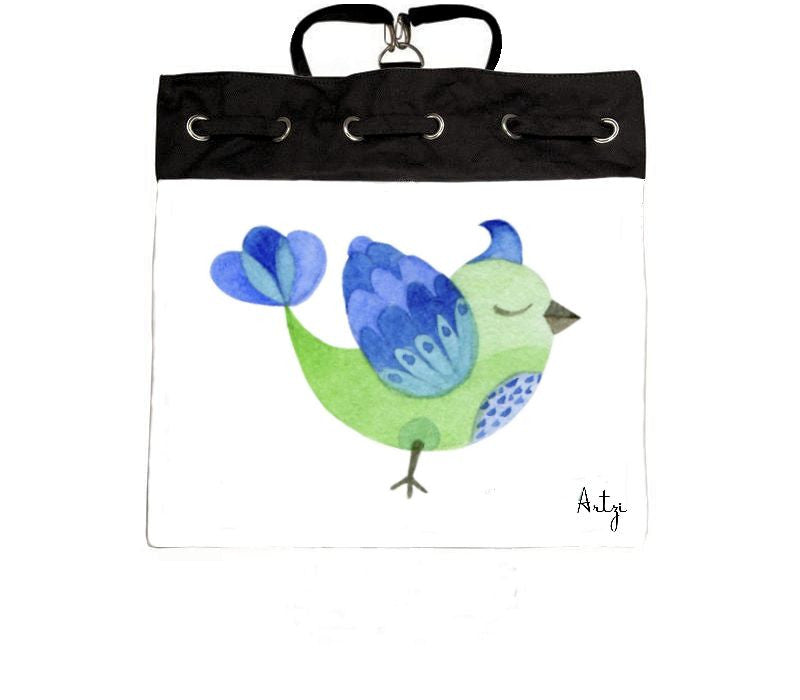 Cutie Bird Backpack - Artzi Prints