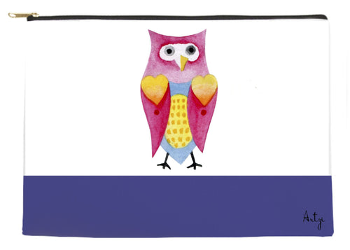 Cutie Owl Pouch - Artzi Prints
