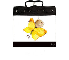 Yellow Butterfly Backpack - Artzi Prints