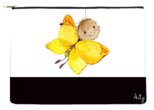 Yellow Butterfly Pouch - Artzi Prints