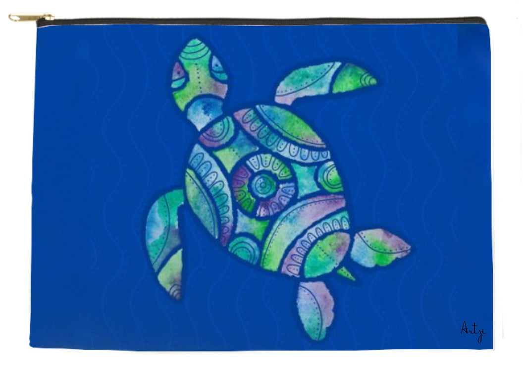 Batik Turtle Pouch - Artzi Prints
