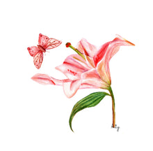 Pink Lily Tote - Artzi Prints