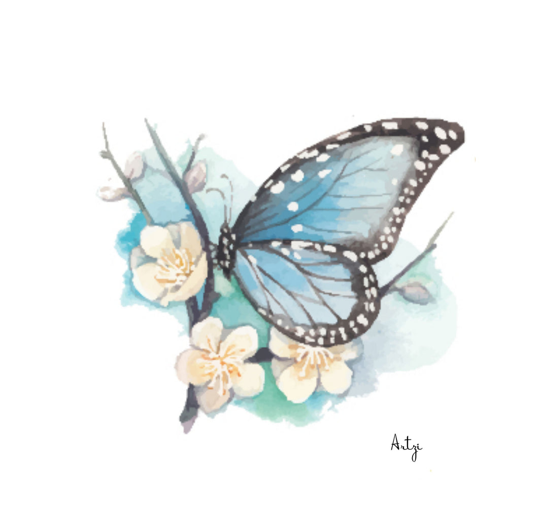 Butterfly Scarf - Artzi Prints