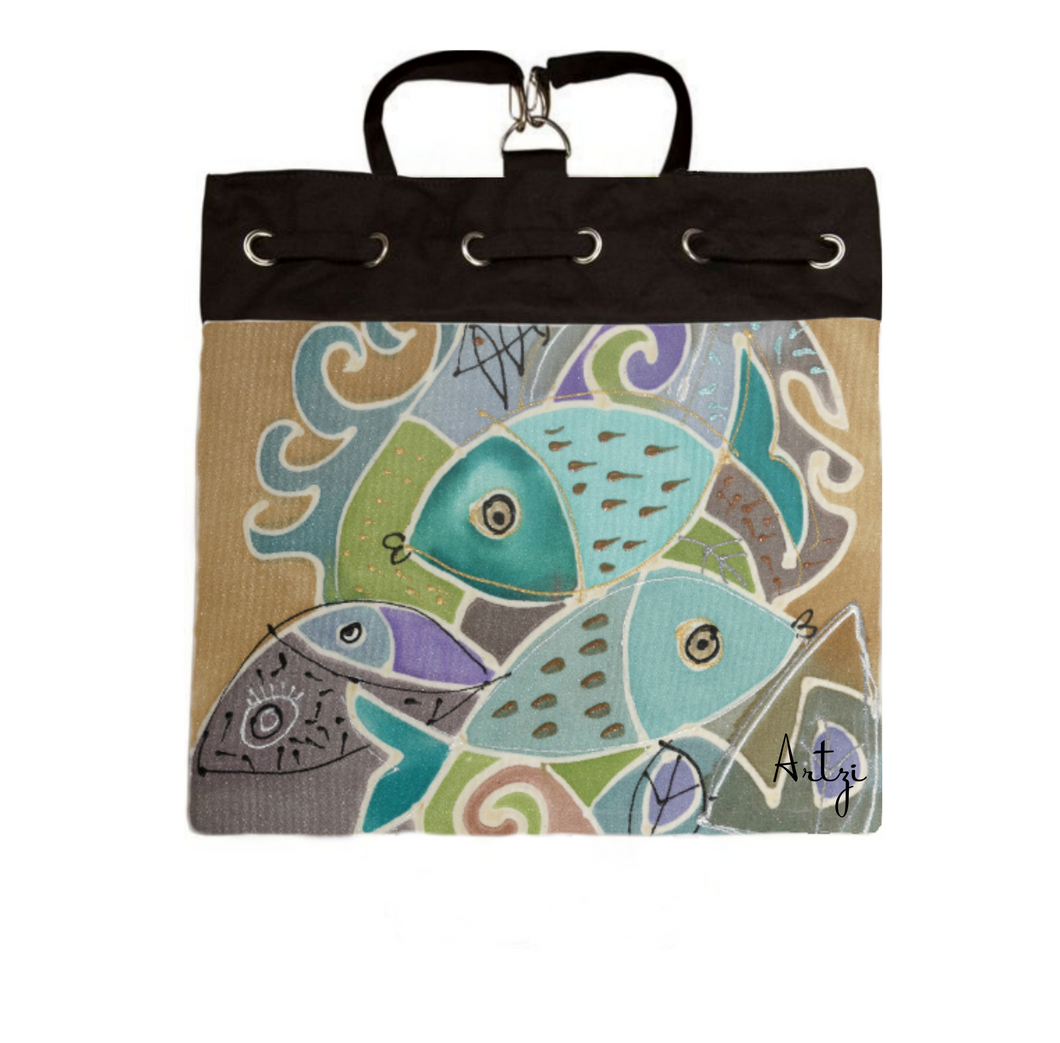Whls Fish Backpack - Artzi Prints