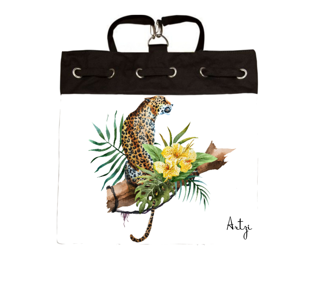 Whls Leopard Backpack - Artzi Prints