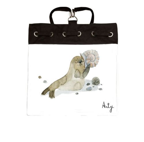 Shell Sea Lion Backpack - Artzi Prints
