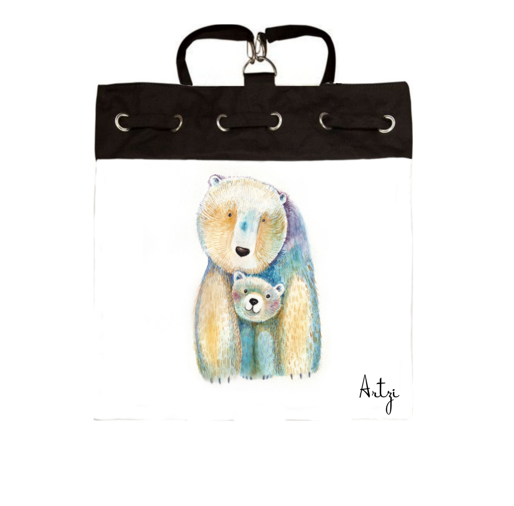 Whls Bears Backpack - Artzi Prints