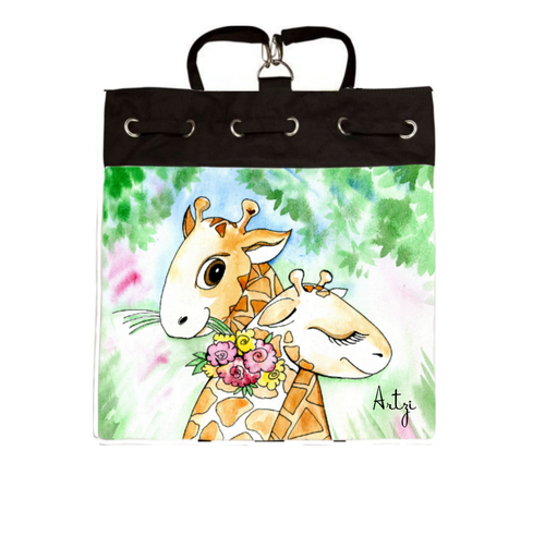 Cute Giraffe Backpack - Artzi Prints