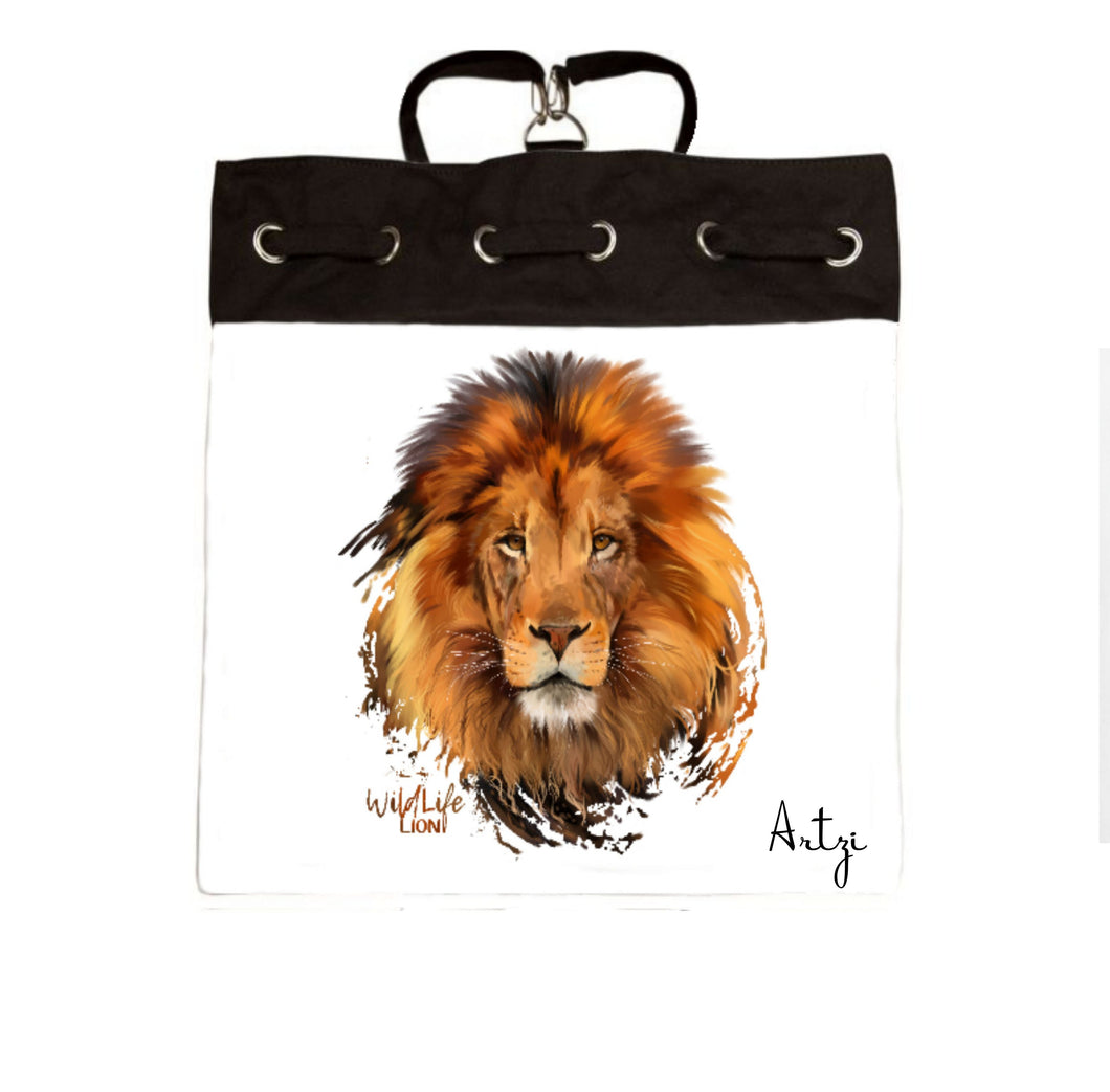 Whls Lion Backpack - Artzi Prints