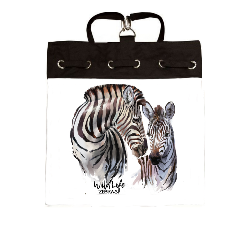 Whls Zebra Backpack - Artzi Prints