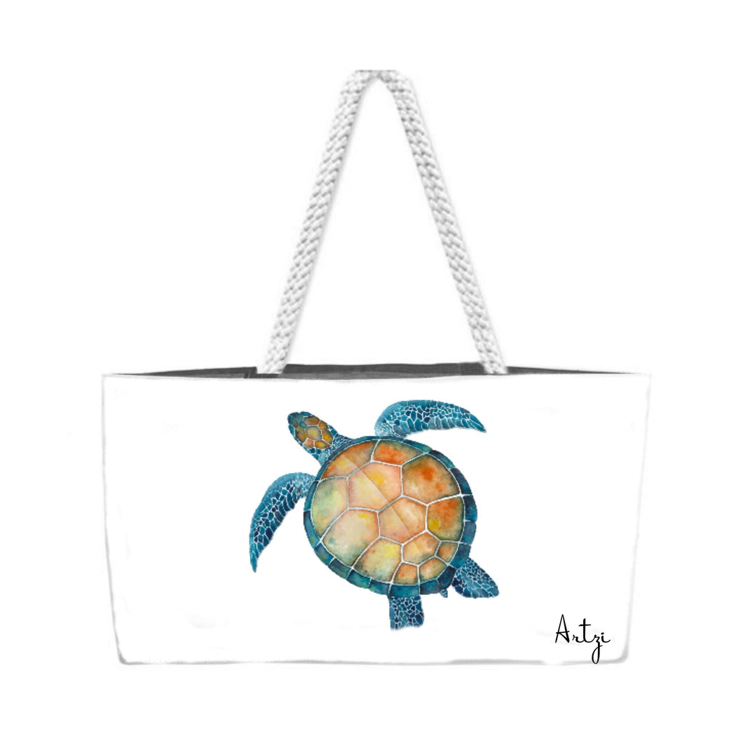 Turtle Weekender Tote - Artzi Prints