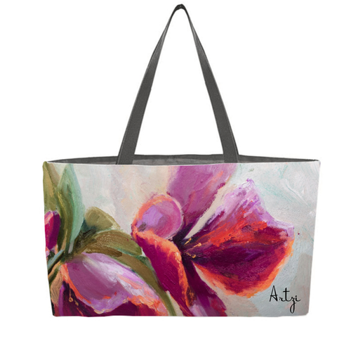 Weekender Magnolia Tote - Artzi Prints