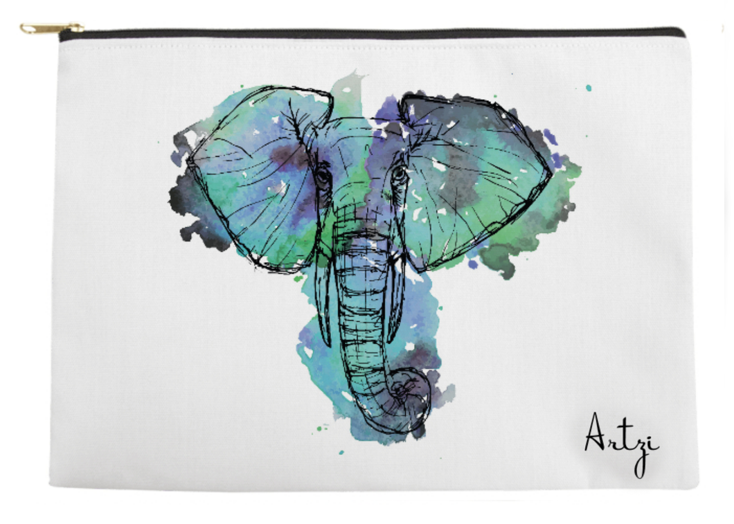 Elephant Pouch - Artzi Prints