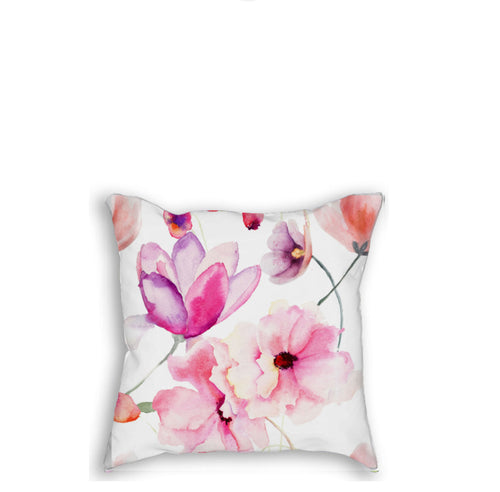 Pink Floral Pillow - Artzi Prints