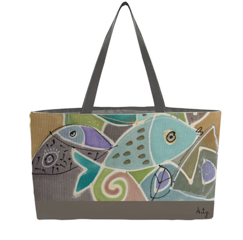 Fish 2 Weekender Tote - Artzi Prints